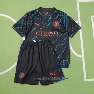 Camiseta 3ª Manchester City 23/24 Nino