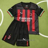 Camiseta 1ª AC Milan 22/23 Nino
