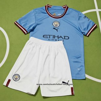 Camiseta 1ª Manchester City 22/23 Nino