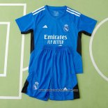 Camiseta Real Madrid Portero 23/24 Nino Azul