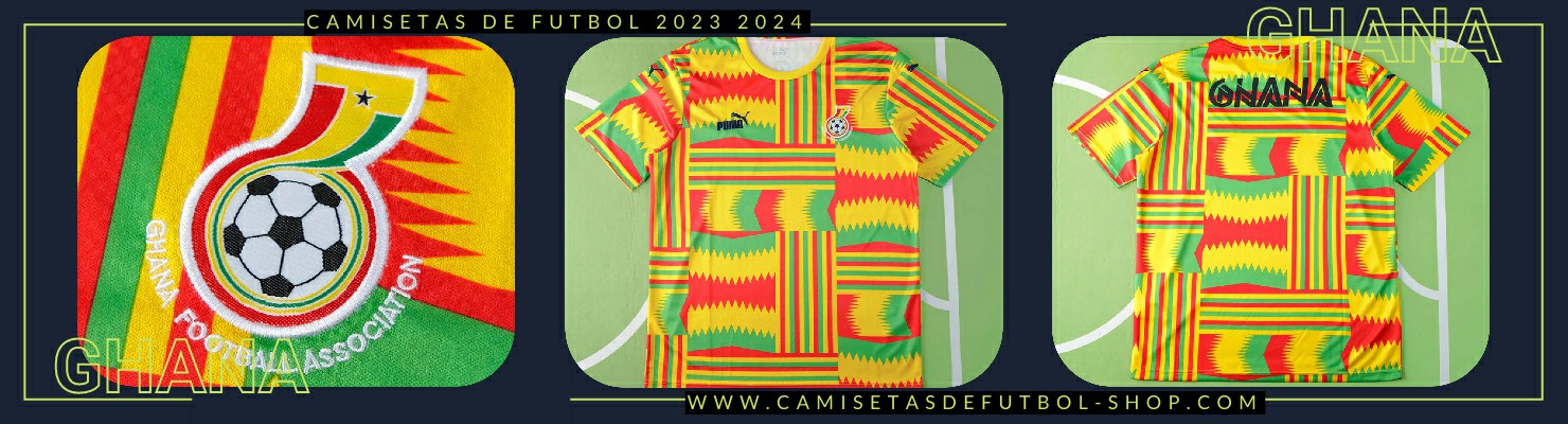 Camiseta Ghana 2023-2024